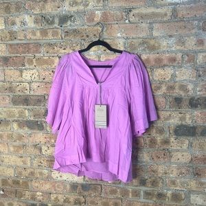 Devotion Twins lilac blouse, size S, never been worn